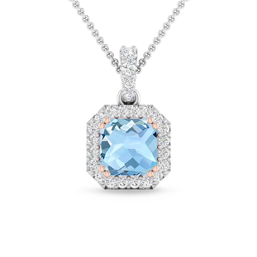 White Gold - Aquamarine