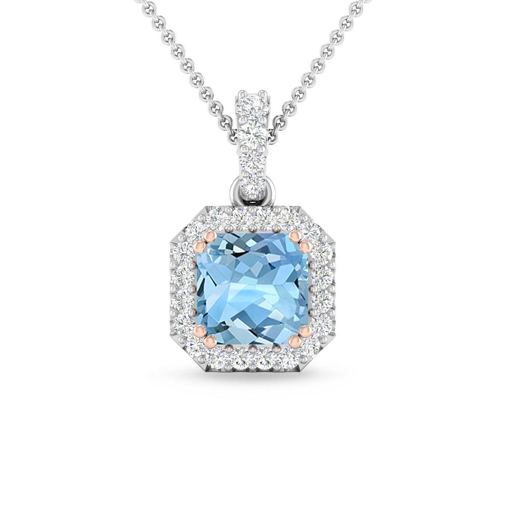 White Gold - Aquamarine