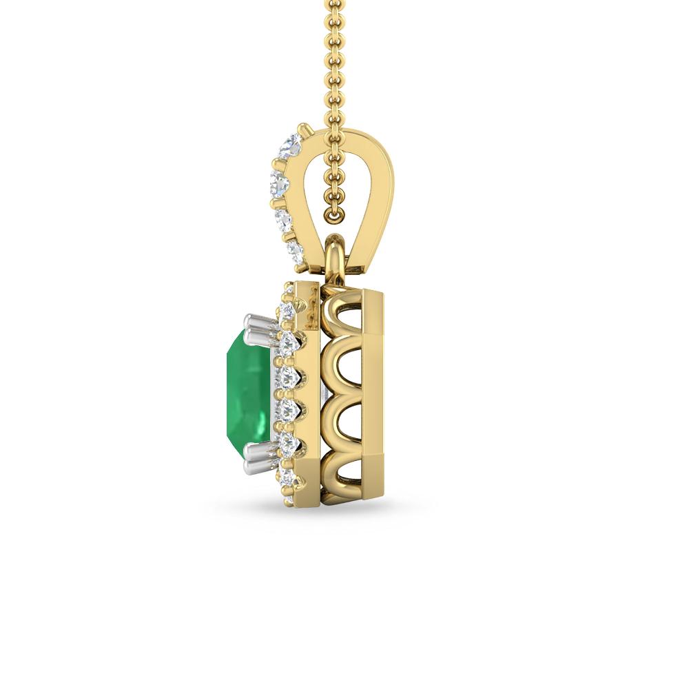 Yellow Gold - Emerald