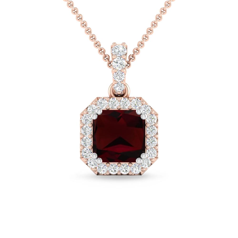 Rose Gold - Garnet