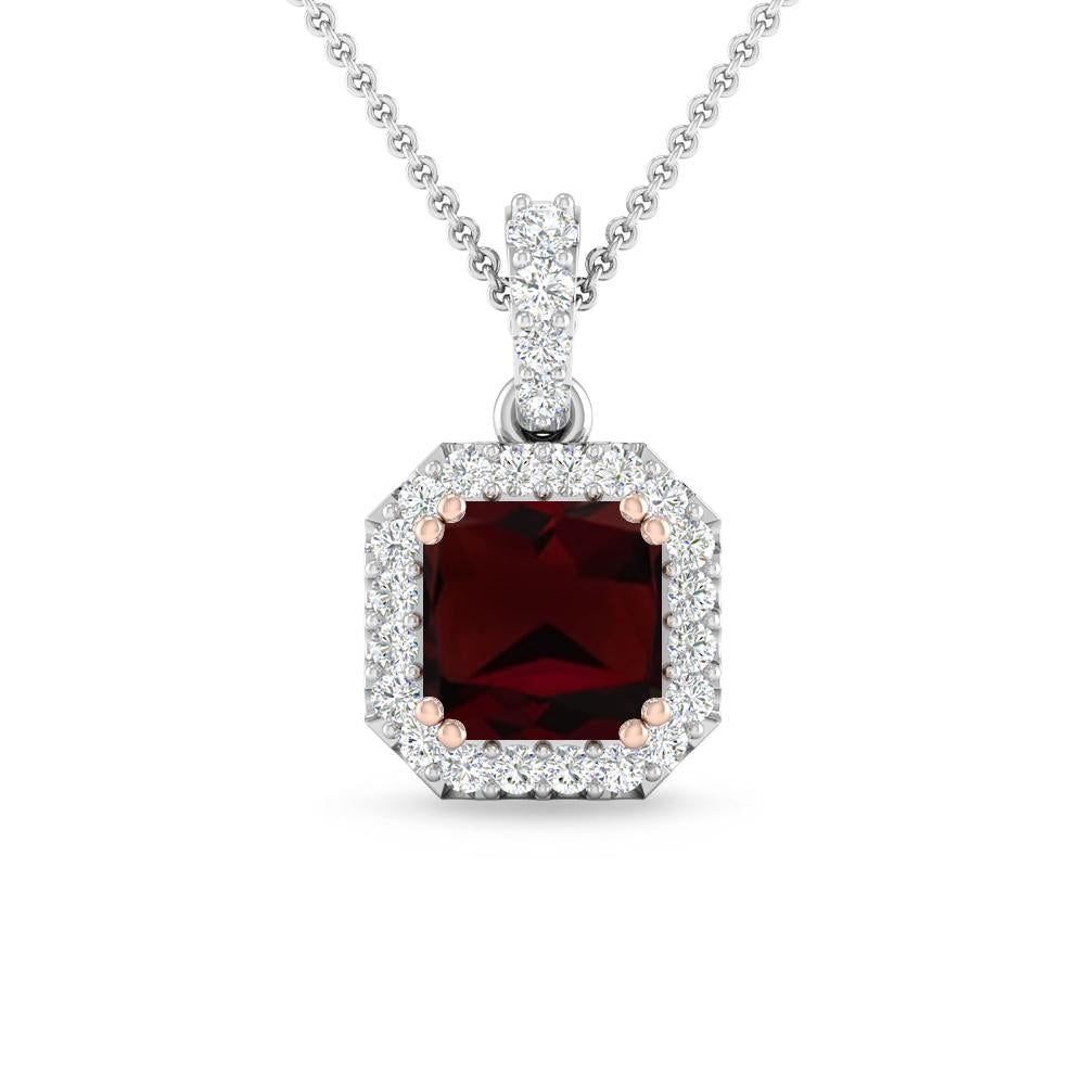 White Gold - Garnet