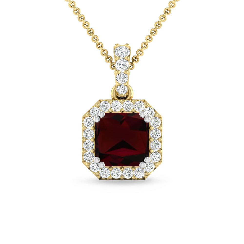 Yellow Gold - Garnet