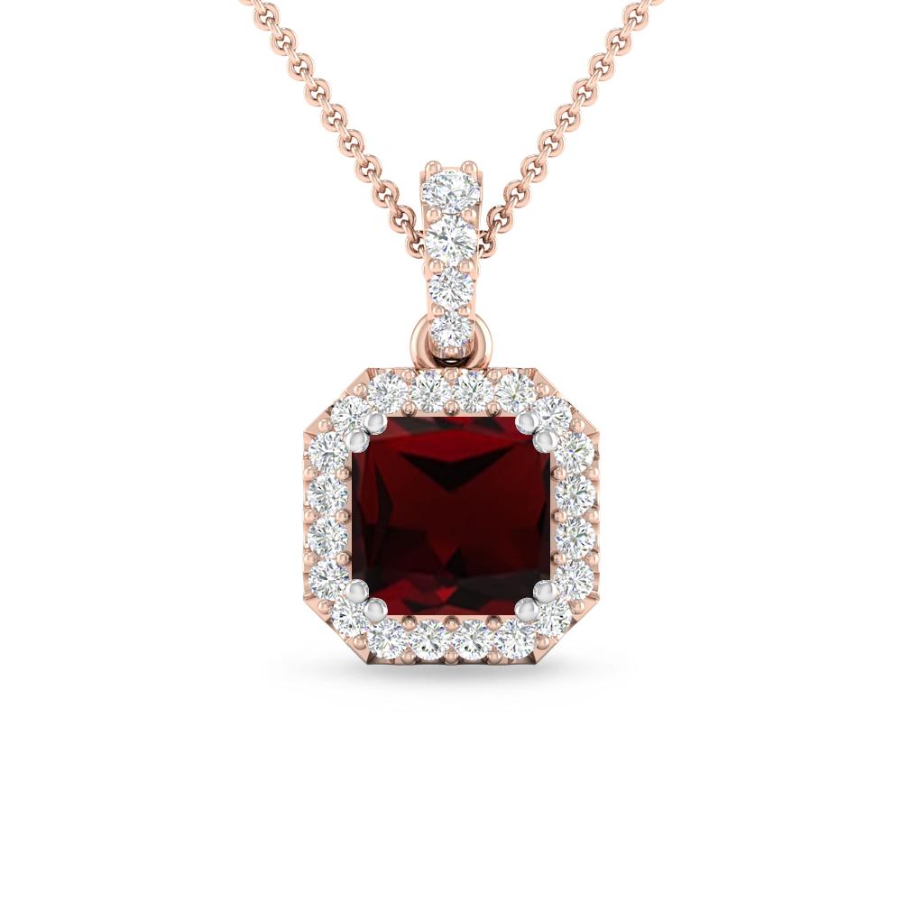 Rose Gold - Garnet