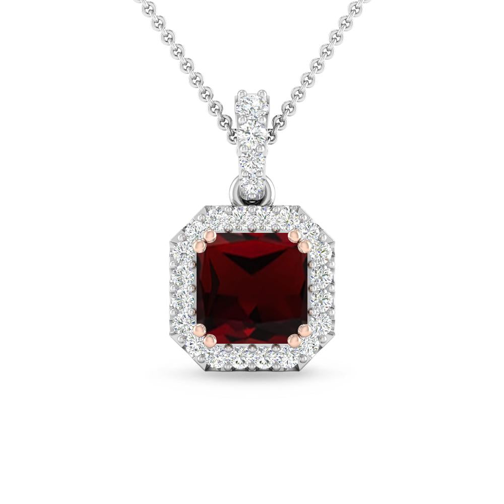 White Gold - Garnet