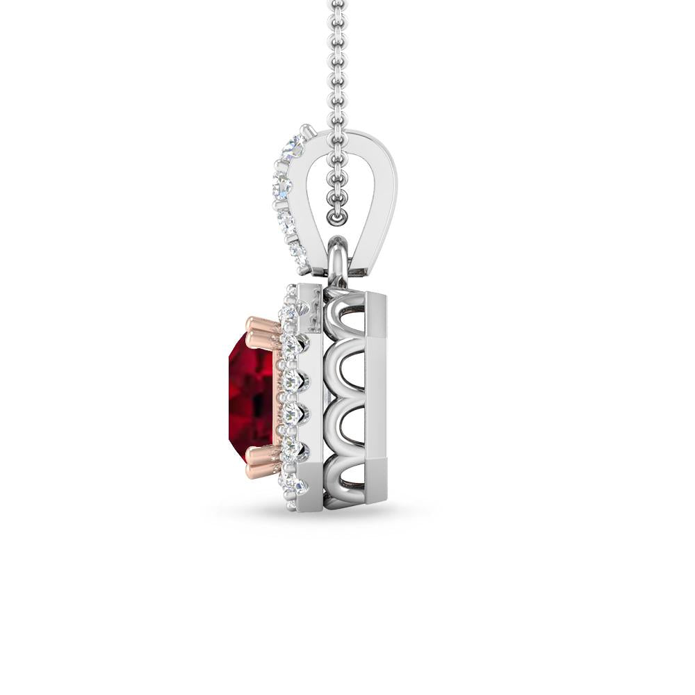 White Gold - Garnet