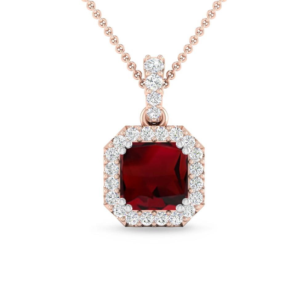 Rose Gold - Garnet