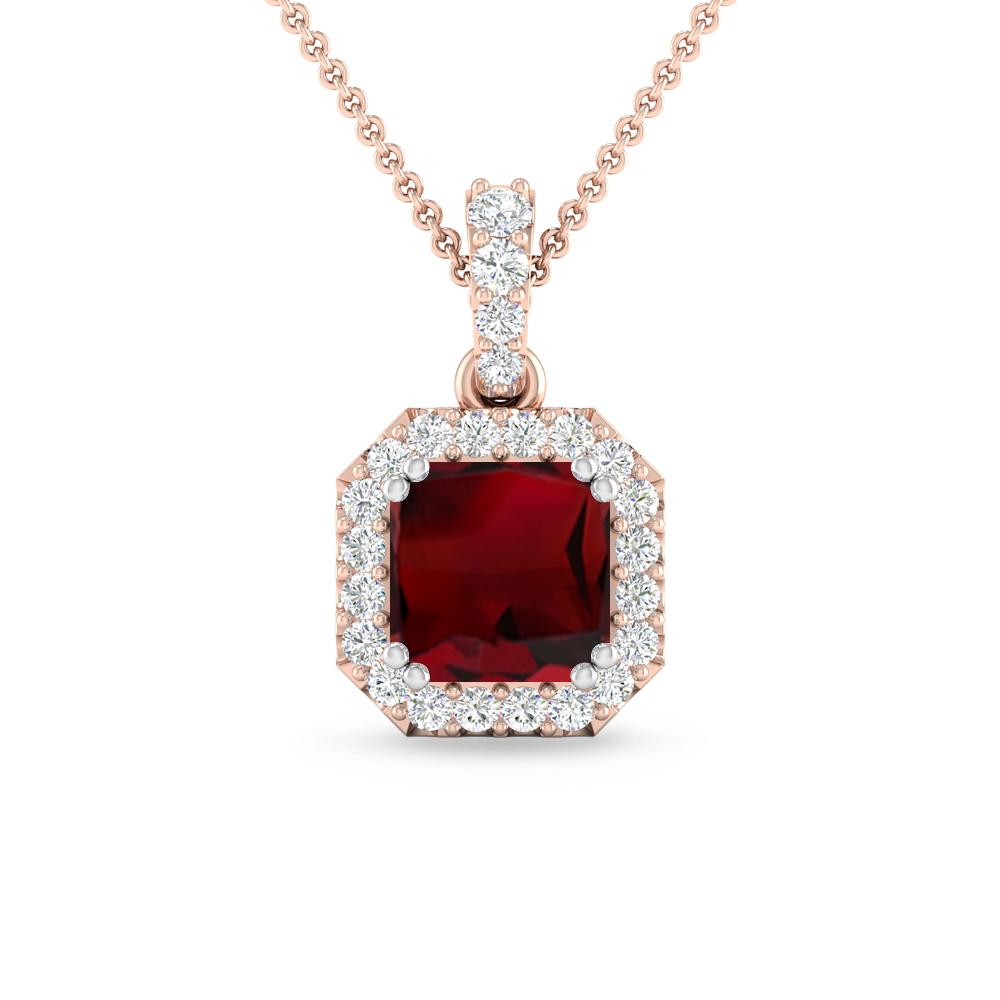 Rose Gold - Garnet