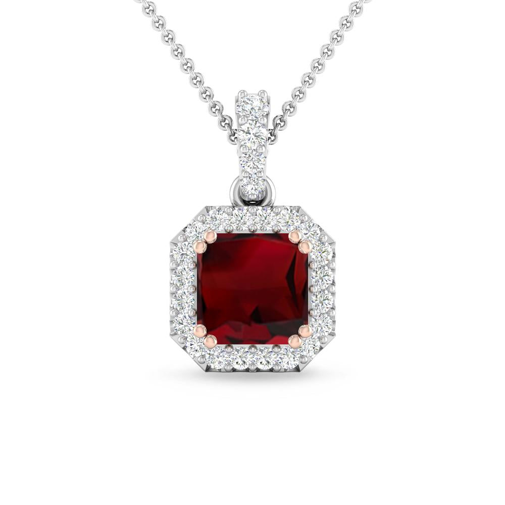 White Gold - Garnet