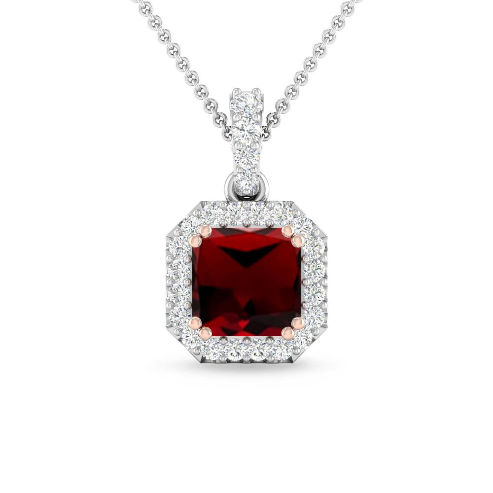 White Gold - Garnet