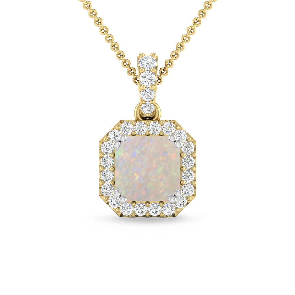 Yellow Gold - Opal