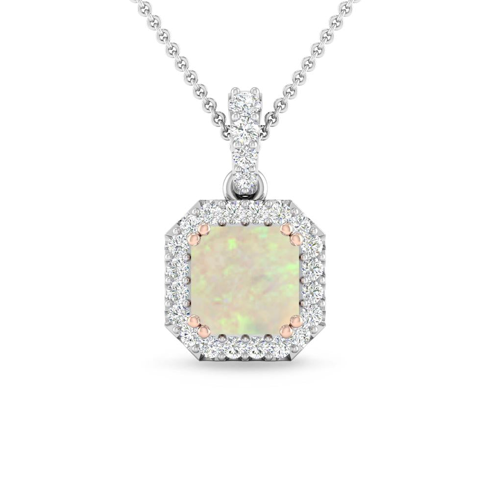 White Gold - Opal