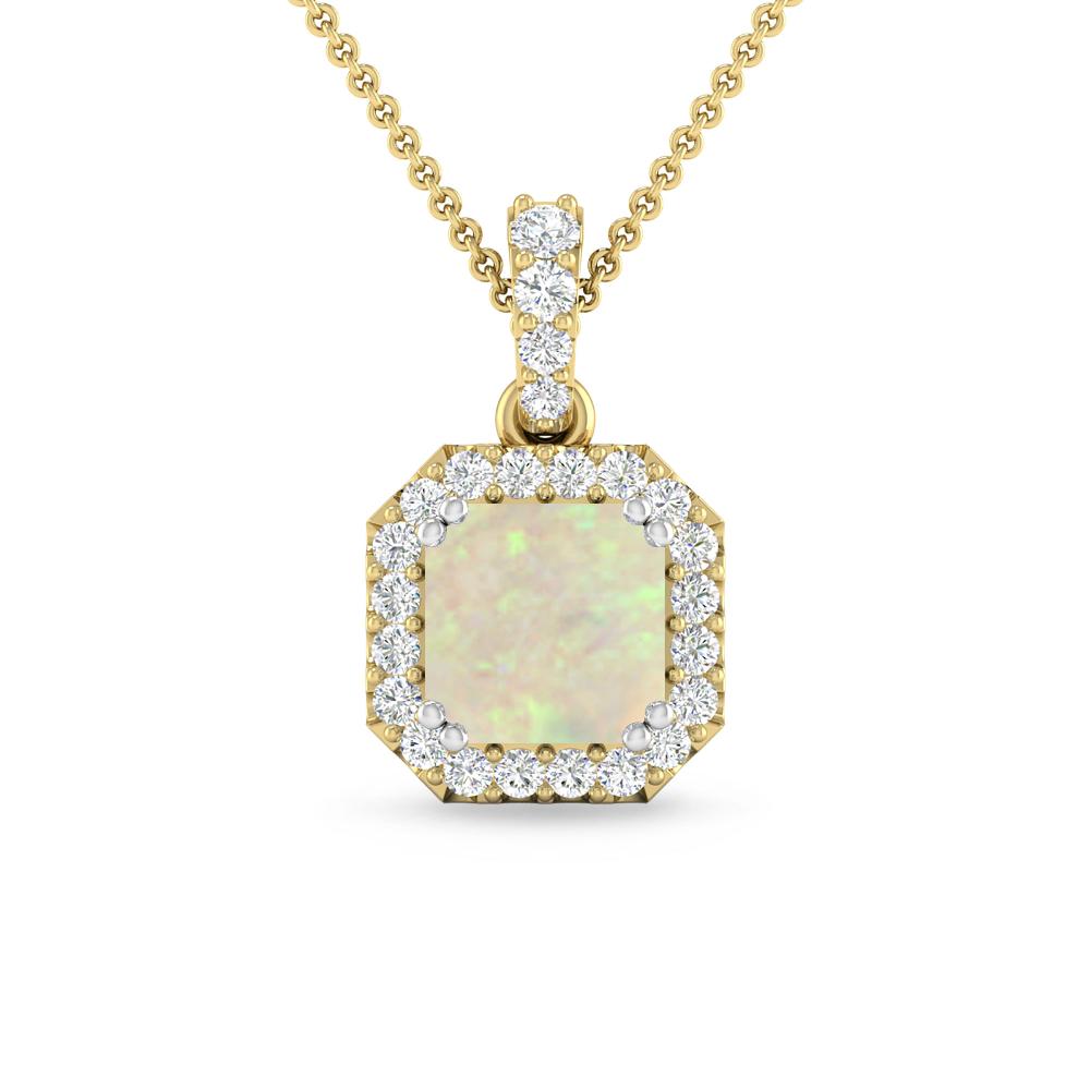 Yellow Gold - Opal