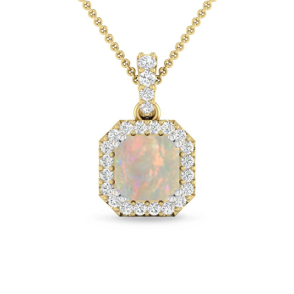 Yellow Gold - Opal