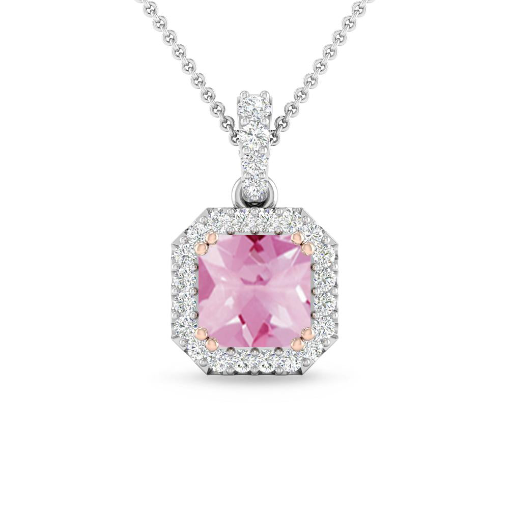 White Gold - Pink Tourmaline