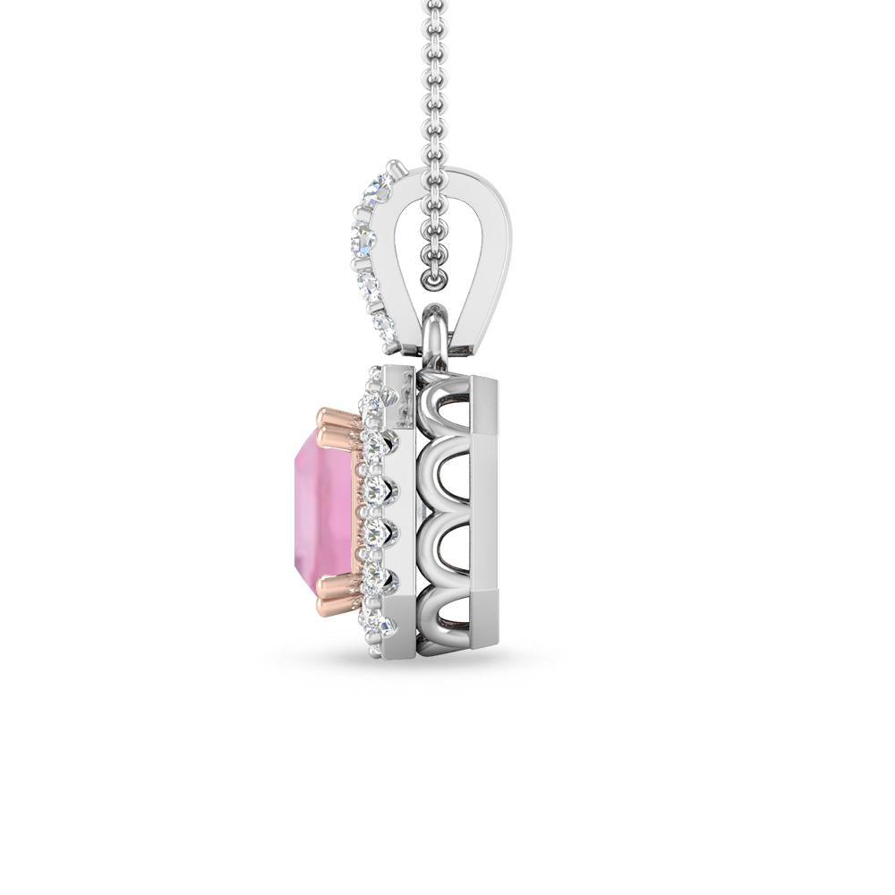 White Gold - Pink Tourmaline