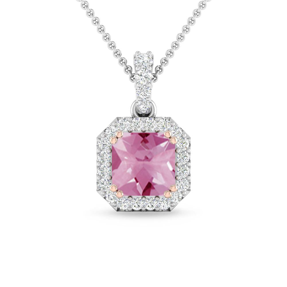 White Gold - Pink Tourmaline