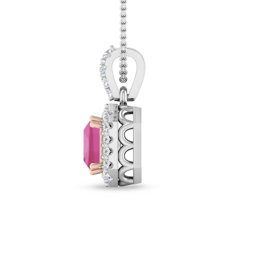 White Gold - Pink Tourmaline