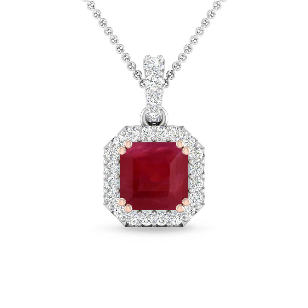 White Gold - Ruby