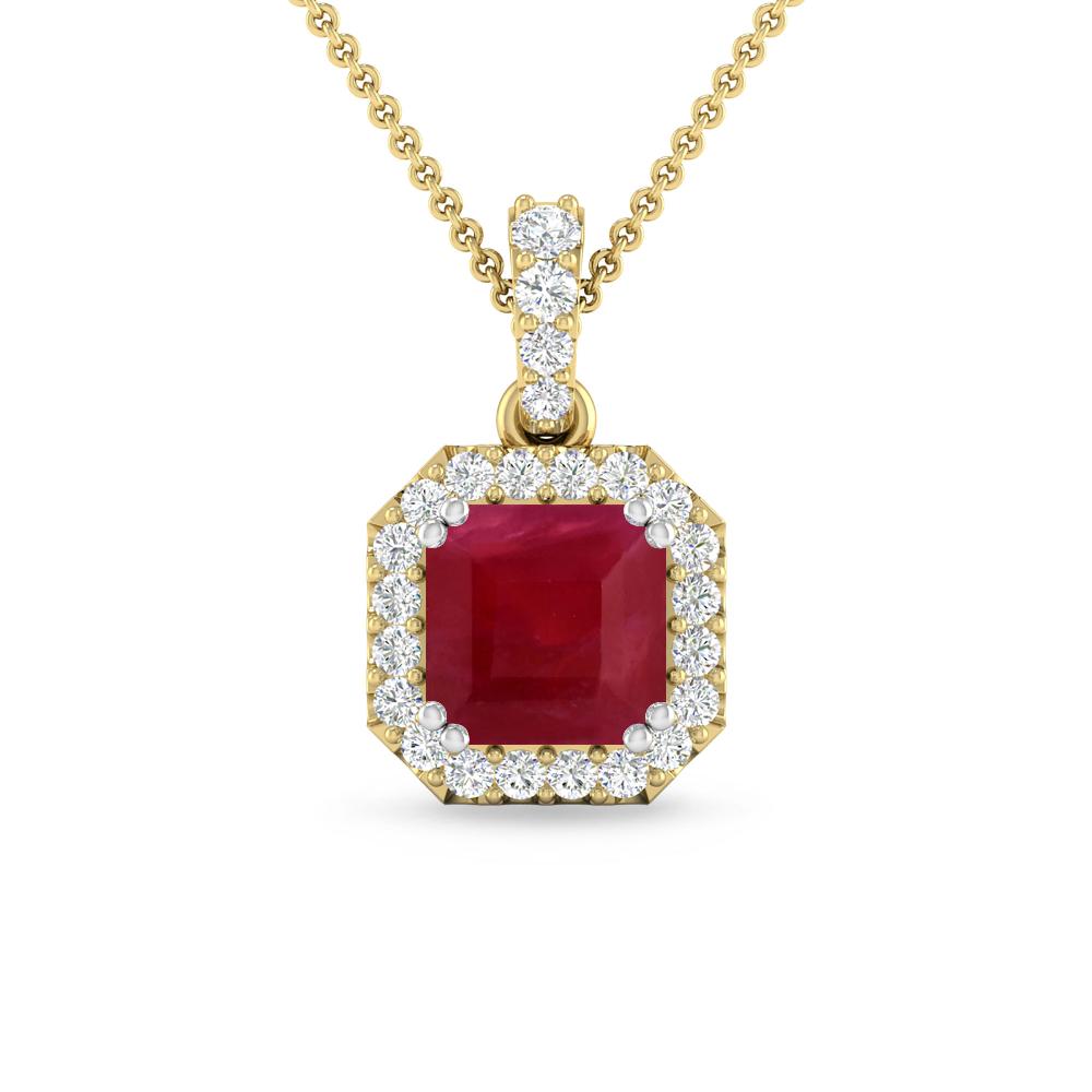 Yellow Gold - Ruby