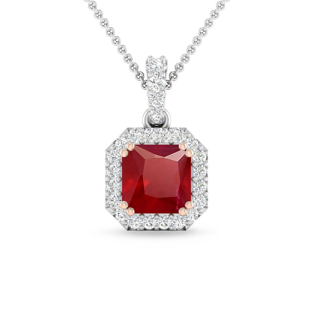 White Gold - Ruby