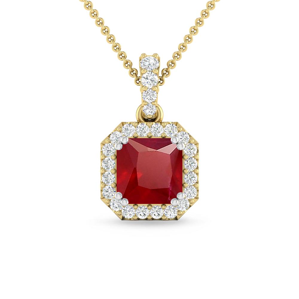 Yellow Gold - Ruby