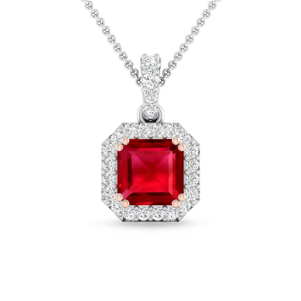 White Gold - Ruby