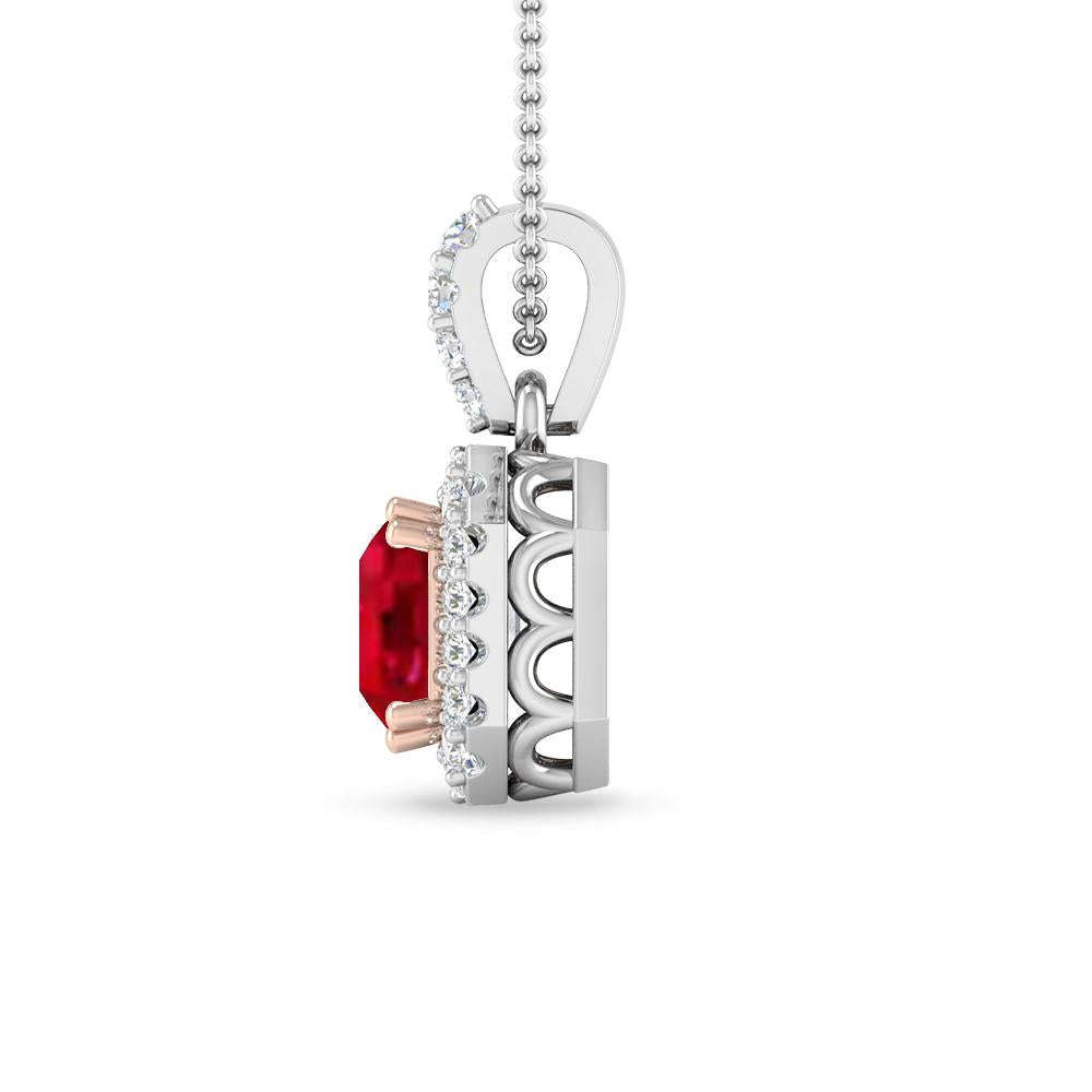 White Gold - Ruby