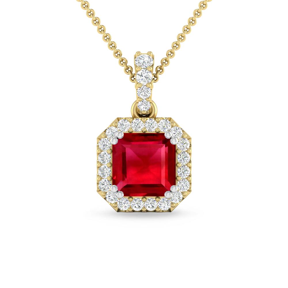 Yellow Gold - Ruby