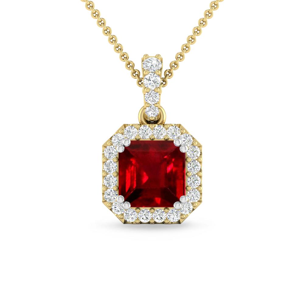 Yellow Gold - Ruby