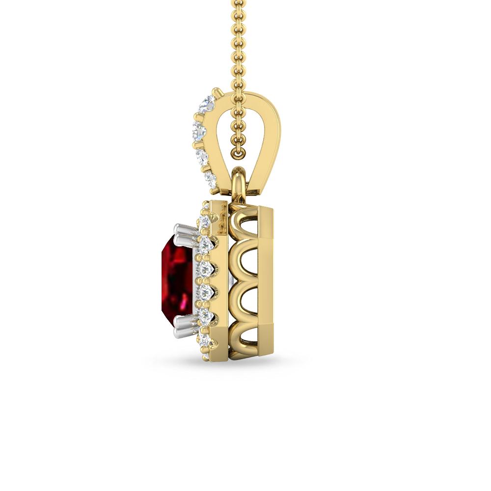 Yellow Gold - Ruby