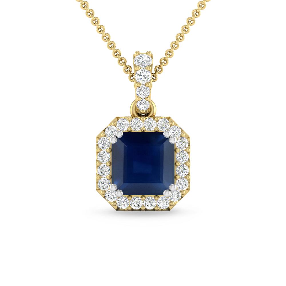 Yellow Gold - Sapphire