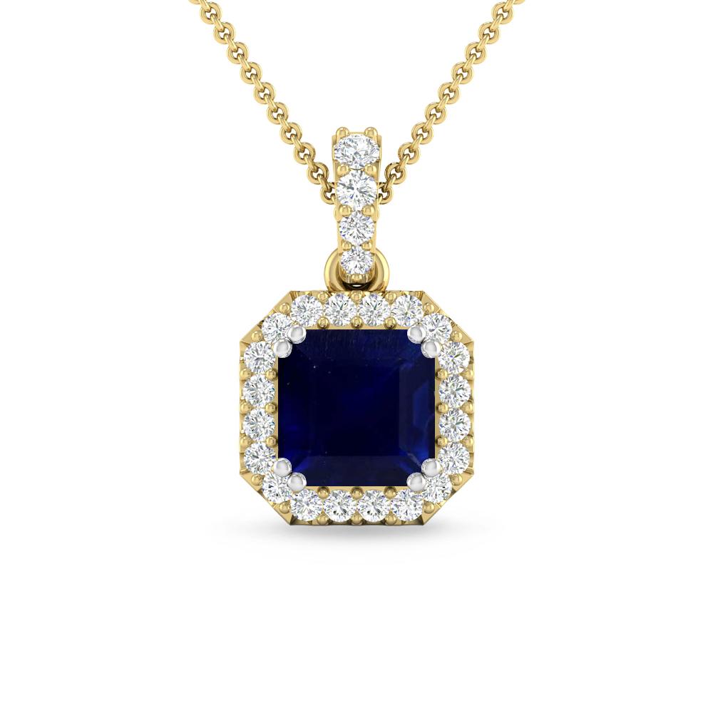 Yellow Gold - Sapphire