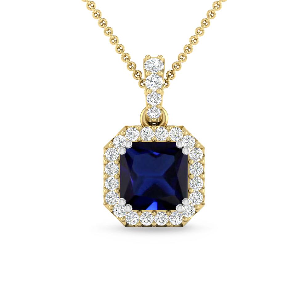 Yellow Gold - Sapphire