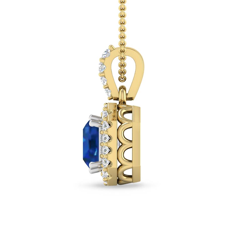 Yellow Gold - Sapphire