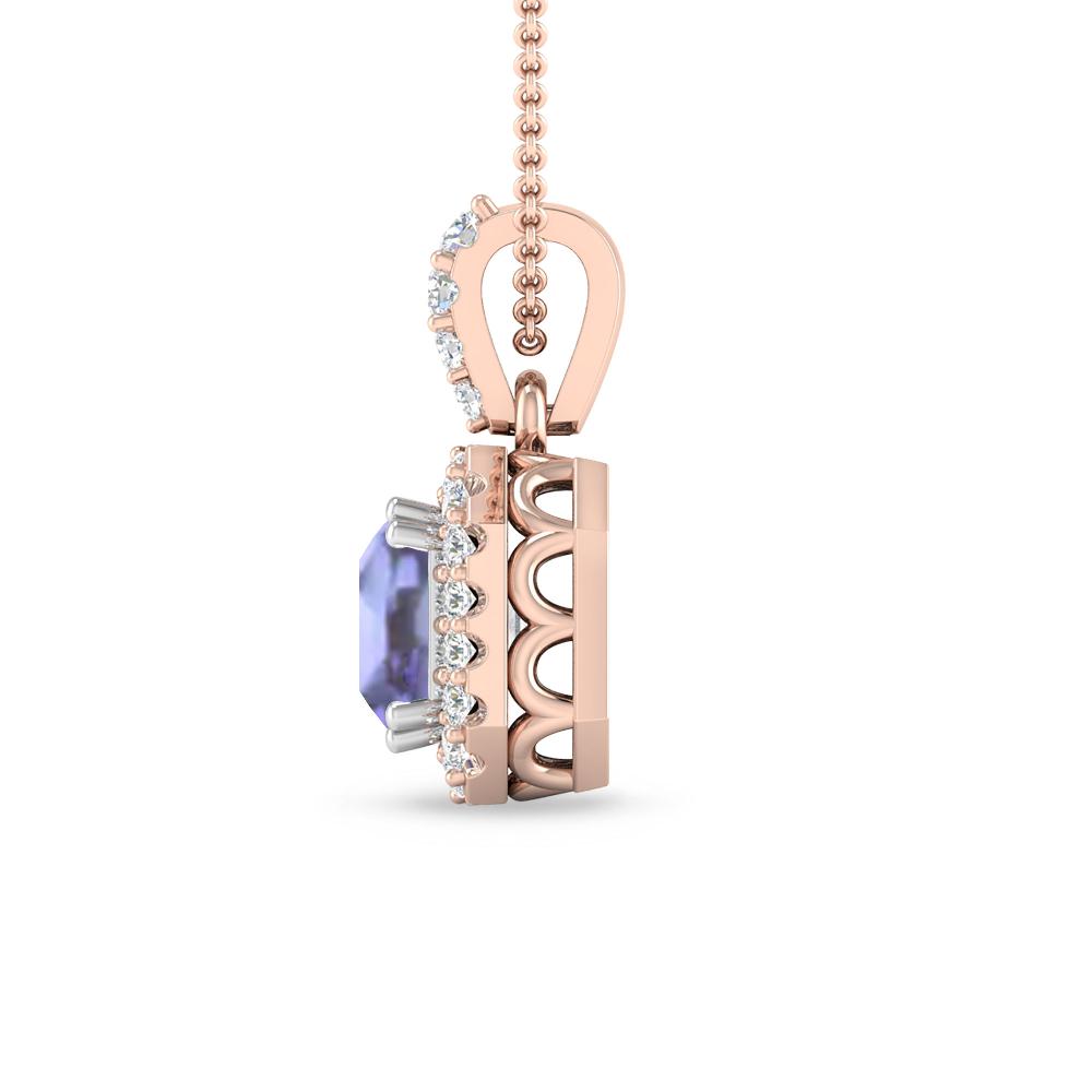 Rose Gold - Tanzanite