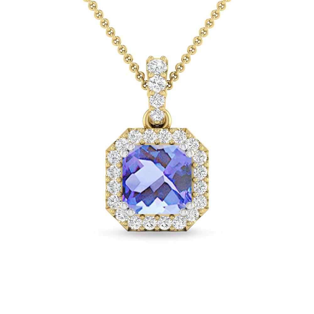 Yellow Gold - Tanzanite