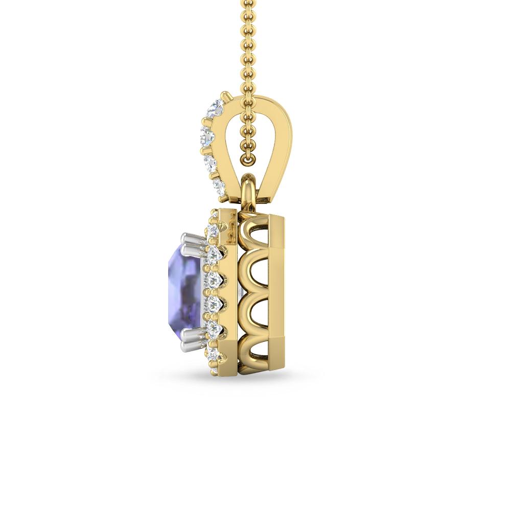 Yellow Gold - Tanzanite