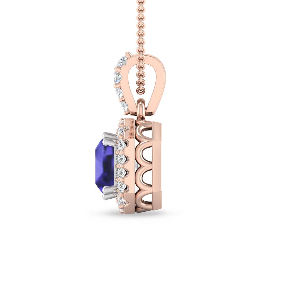 Rose Gold - Tanzanite