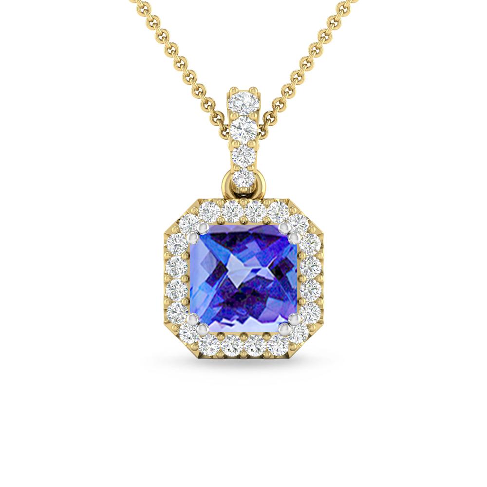 Yellow Gold - Tanzanite