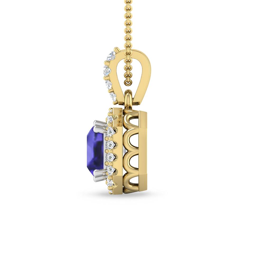 Yellow Gold - Tanzanite