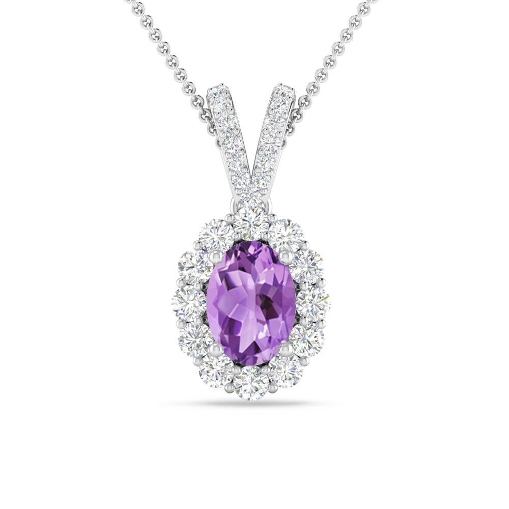 White Gold - Amethyst