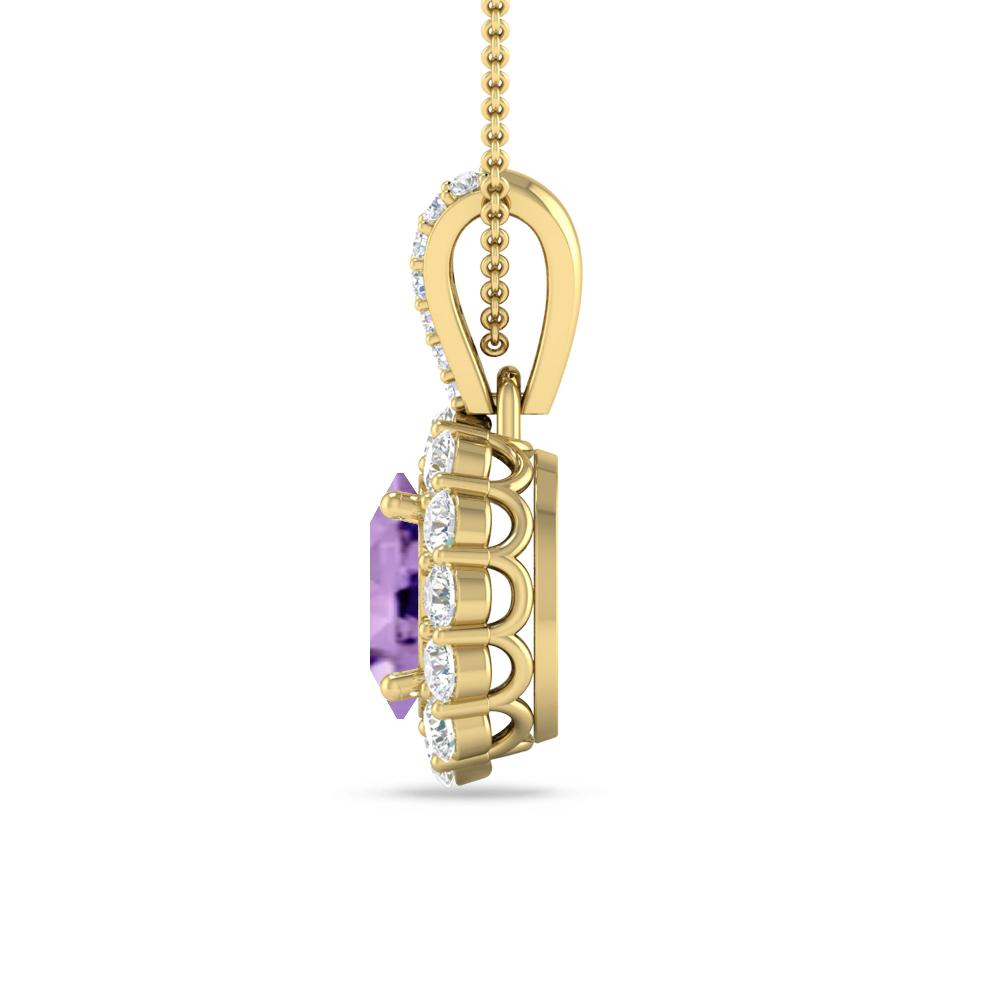 Yellow Gold - Amethyst