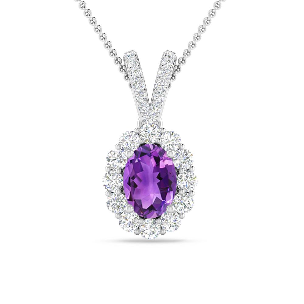 White Gold - Amethyst