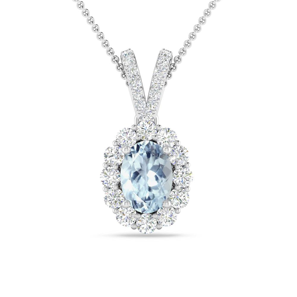 White Gold - Aquamarine