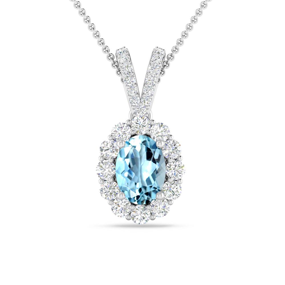 White Gold - Aquamarine