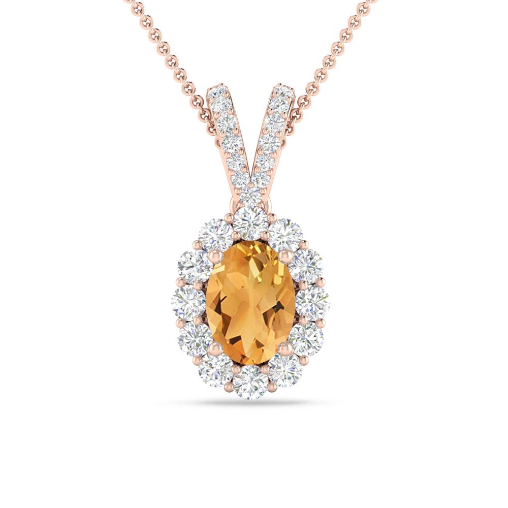 Rose Gold - Citrine
