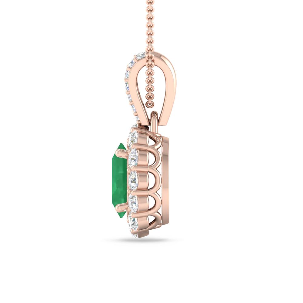 Rose Gold - Emerald
