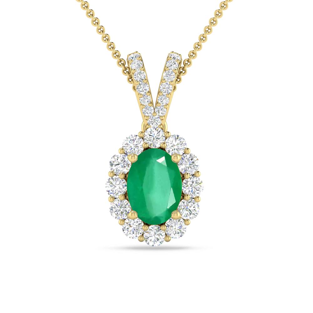 Yellow Gold - Emerald