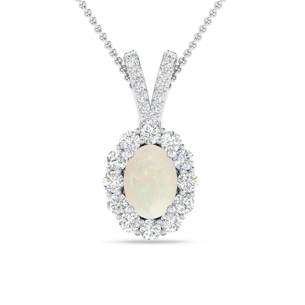 White Gold - Opal