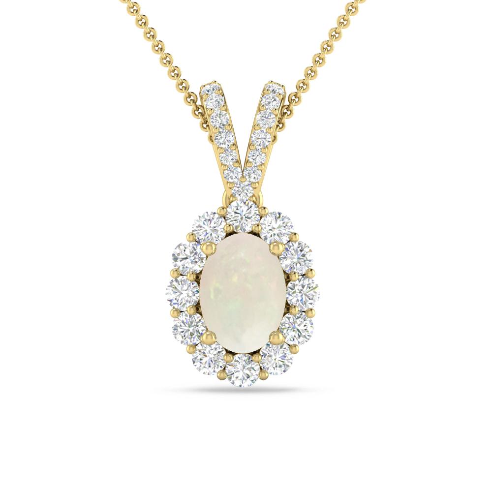 Yellow Gold - Opal